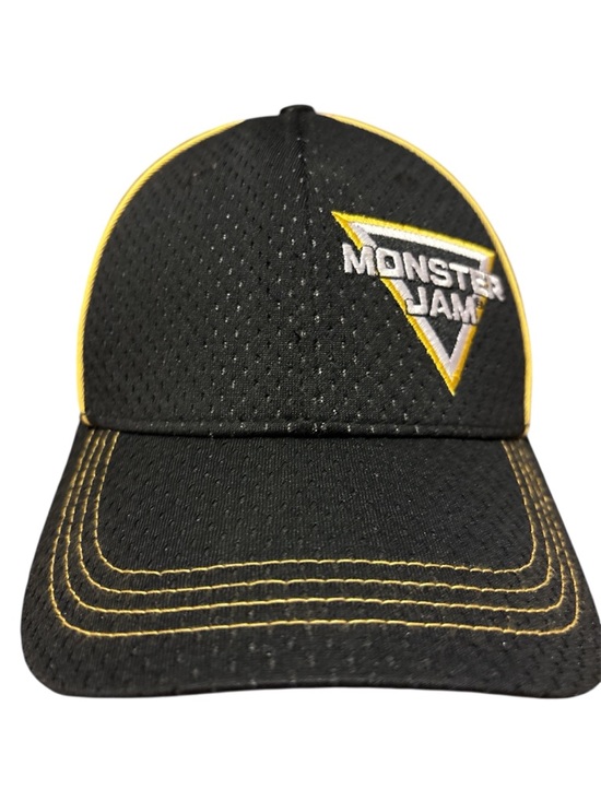 Monster Jam Other - Monster Jam Black & Yellow Embroidered SnapBack hat cap